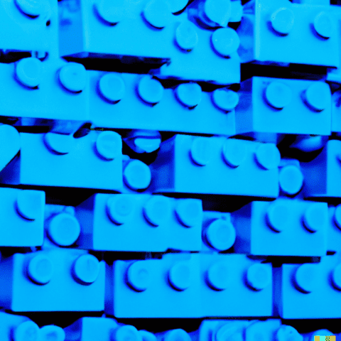 DALL·E 2023 03 31 14.38.09 abstract of blue legos